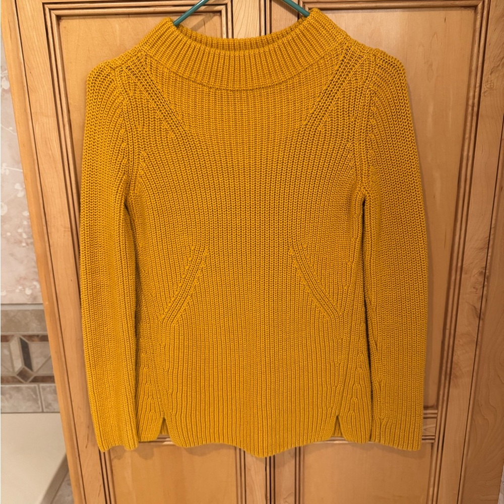 Talbots Golden Cowl Neck Sweater